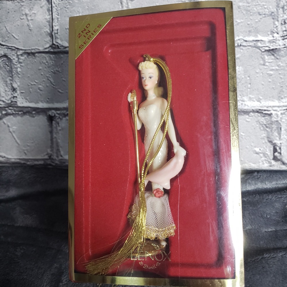Lenox Barbie Solo in the Spotlight Ornament 2nd in Series 2004 Porcelain 6339188
